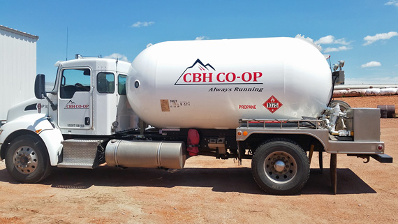 CBH Co-op propane truck